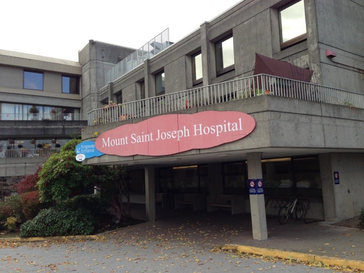 Mount Saint Joseph Hospital Prince Edward St Vancouver Bc V T