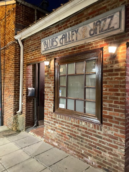 Blues Alley in Washington, DC United States