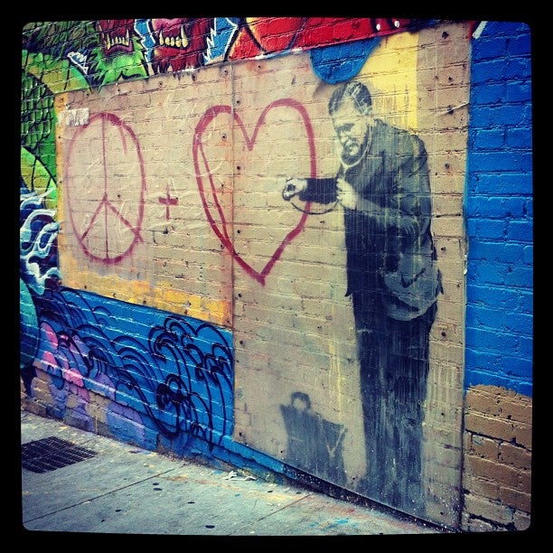 Banksy Mural: 'Peaceful Hearts' Doctor, 736 Grant Ave, San Francisco ...