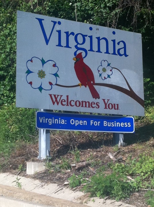 Virginia Welcomes You Sign, McLean, VA - MapQuest