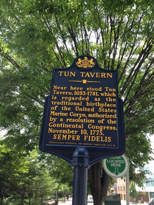 Tun Tavern, Birthplace Of The United States Marine Corps, 125 S Front ...