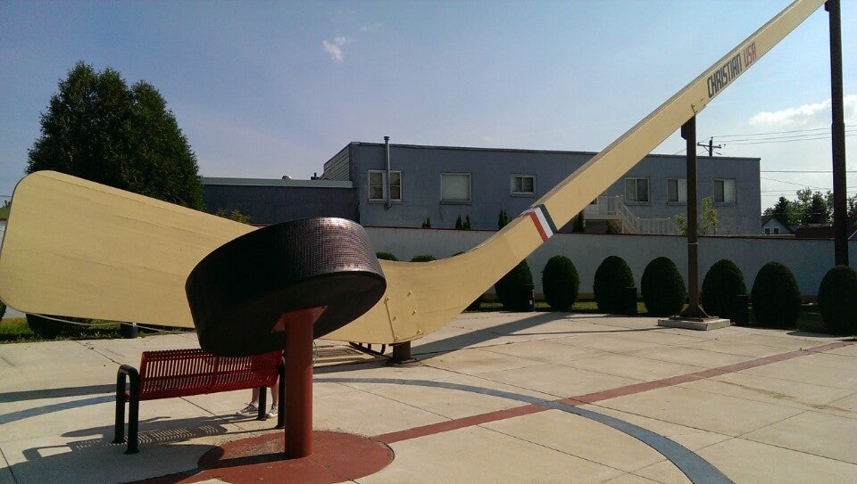 World's Largest Hockey Stick, 412 Monroe St, Eveleth, MN, Art MapQuest
