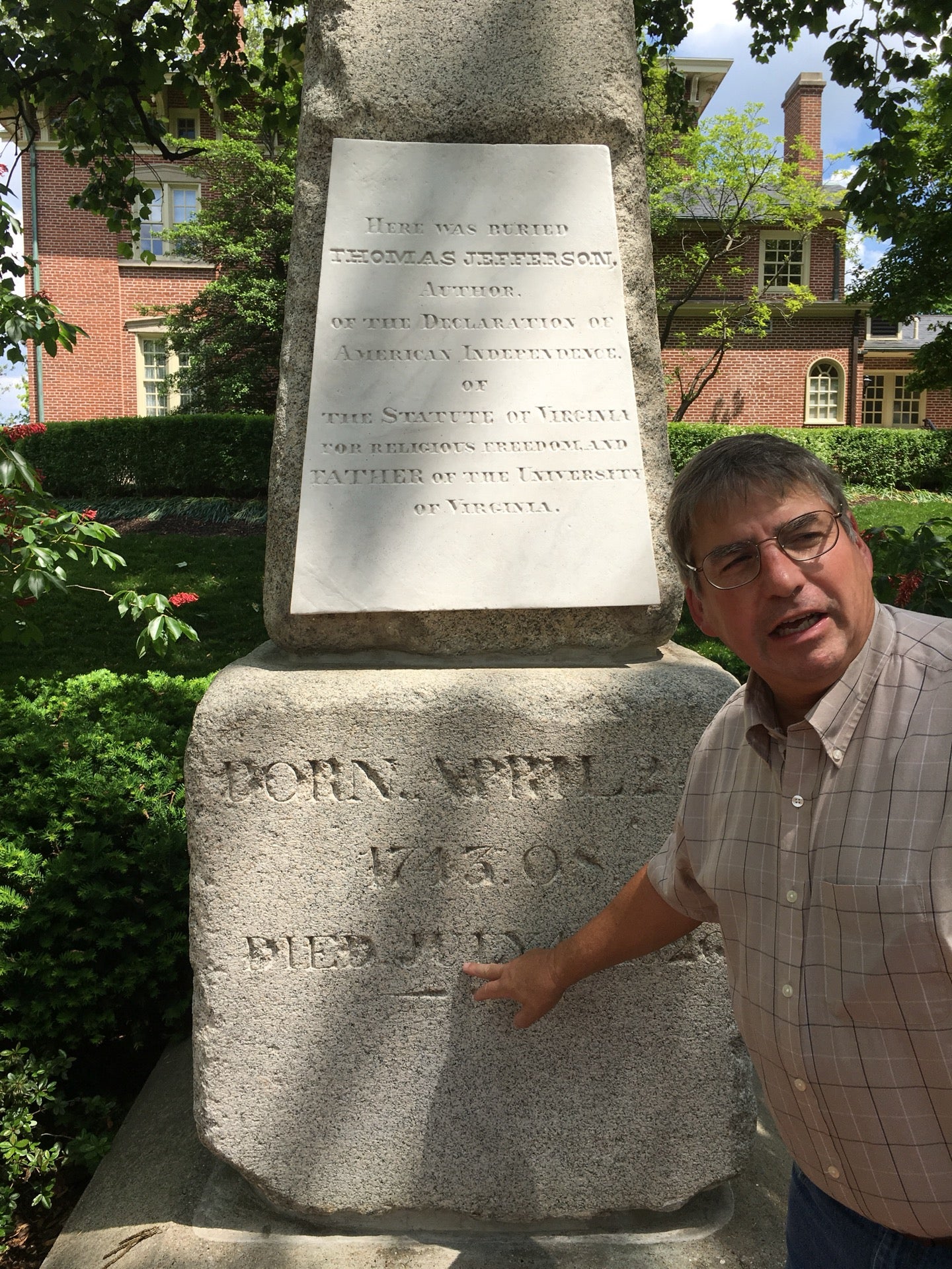 Thomas Jefferson Statue & Tombstone, S 9th St, Columbia, MO, Monuments