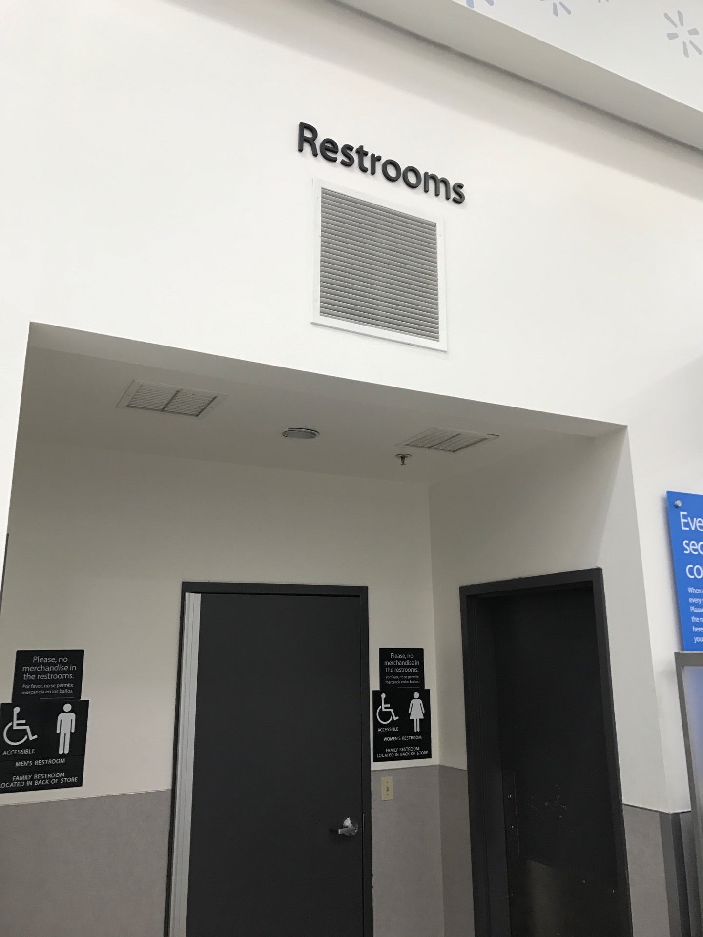 Walmart Men's Restroom 