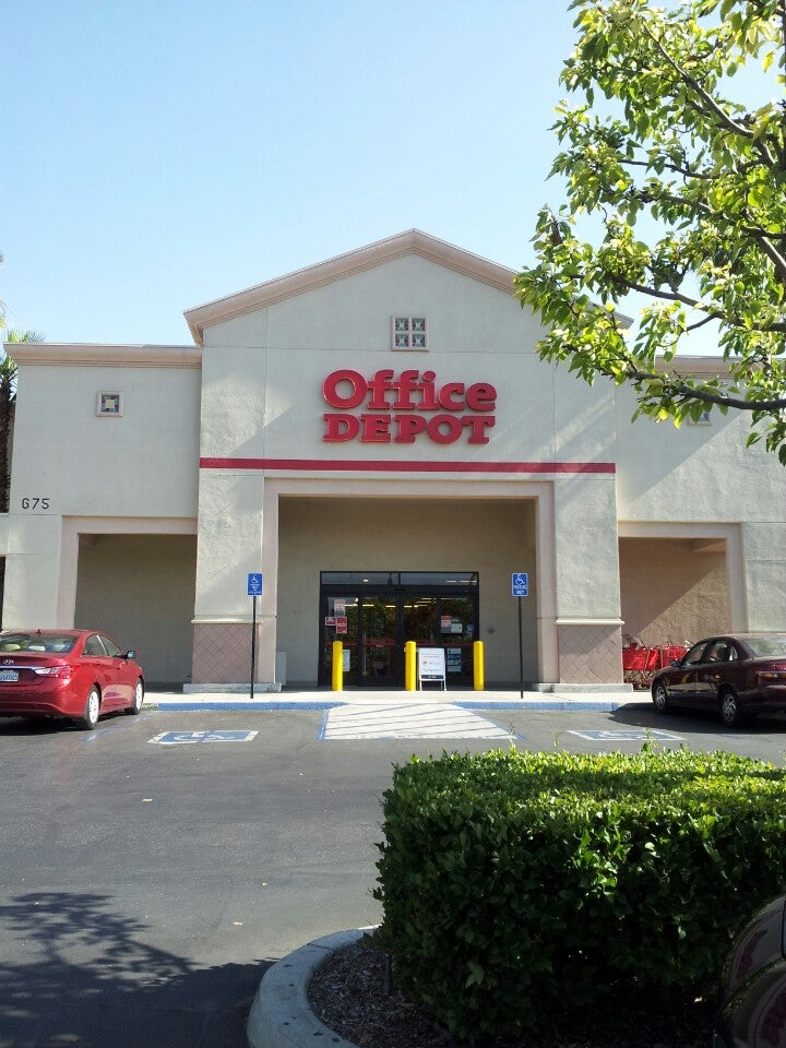 Office Depot, 675 E Hospitality Ln, San Bernardino, CA, Office Supplies -  MapQuest