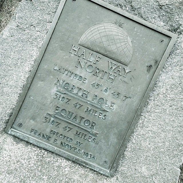 45th Parallel Half Way To the North Pole, US141, Lena, Town of, WI, Outdoor Sports MapQuest