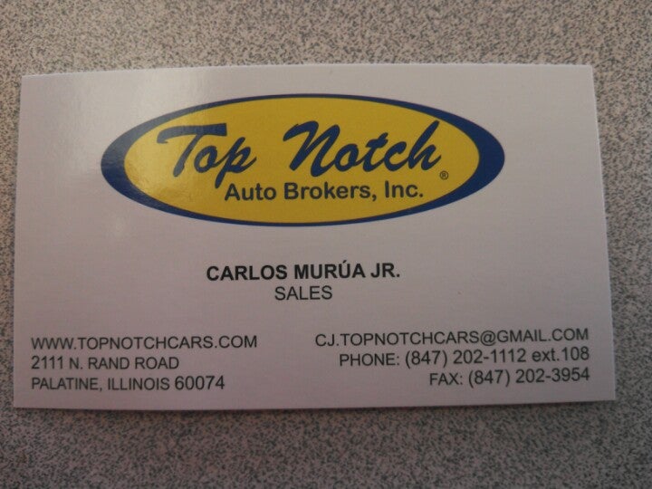 Top Notch Auto Brokers, 2111 N Rand Rd, Palatine, IL, Unknown MapQuest