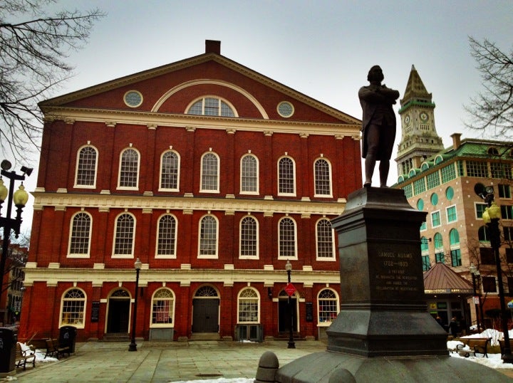 Statue of Red Auerbach, 1 Faneuil Hall Sq, Boston, MA, Monuments - MapQuest