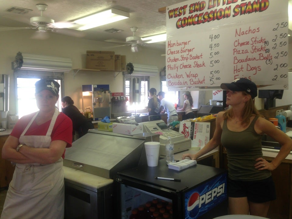 West End Little League Concessions 6225 N Circuit Dr Beaumont