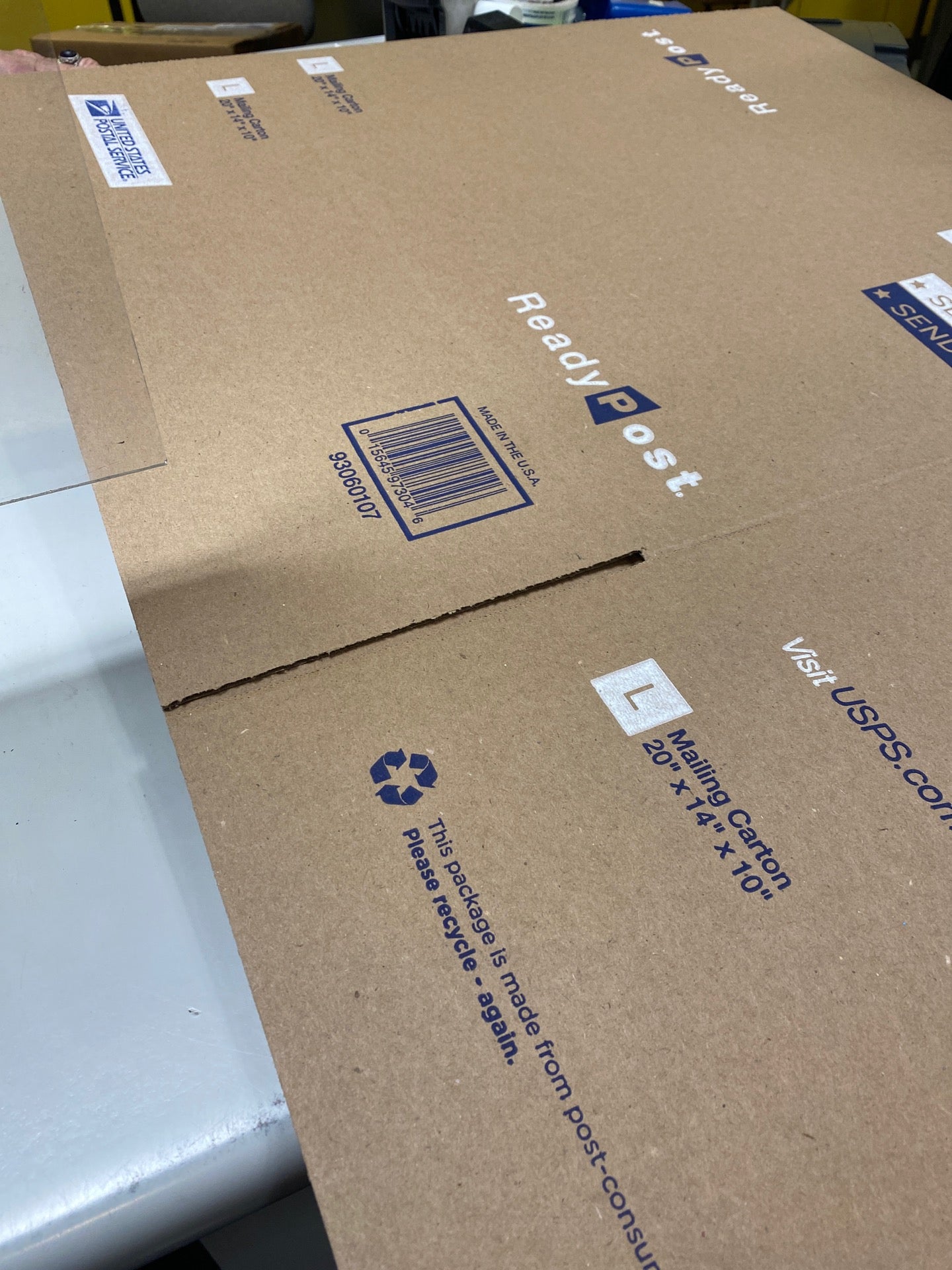 ReadyPost 20 in x 14 in x 10 in Mailing Carton