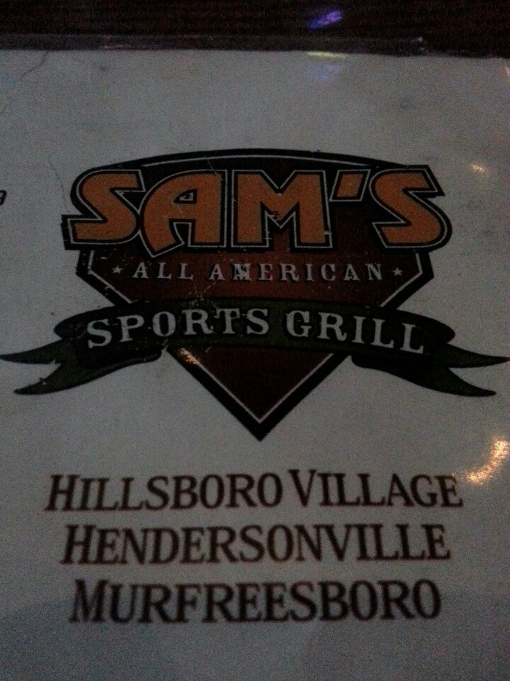 Sam's Sports Grill  Tennessee & Alabama
