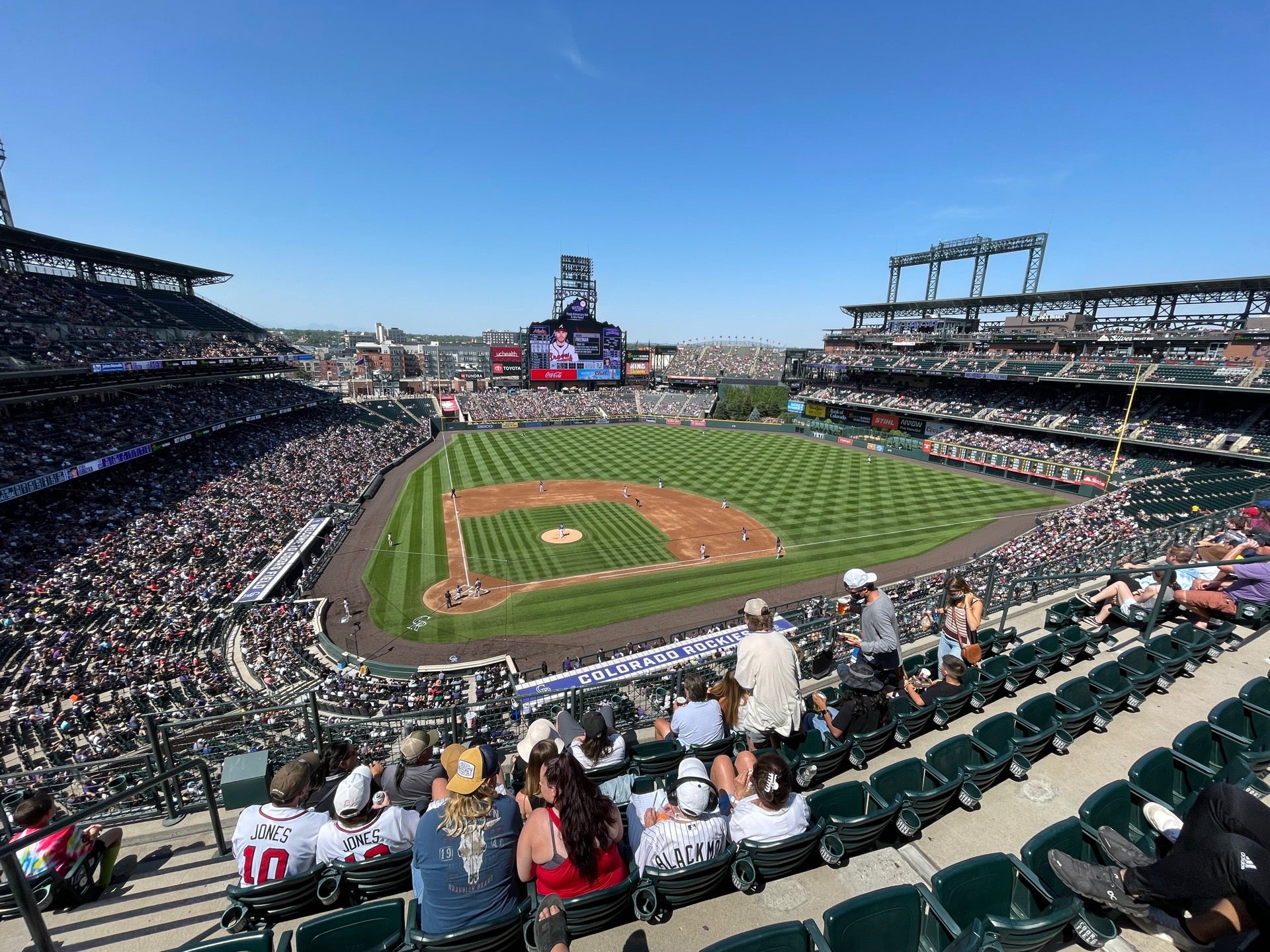 Colorado Rockies on X: Here is a sunset photo. Good night from Coors Field.   / X