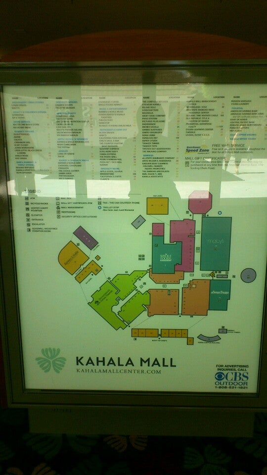 Directory - Kahala Mall