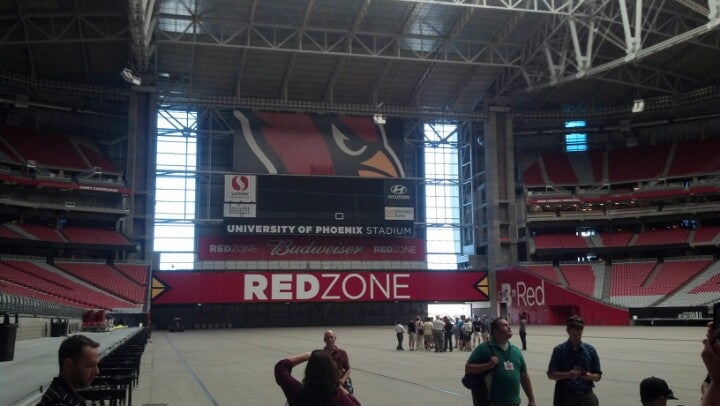 University Of Phoenix Stadium Map