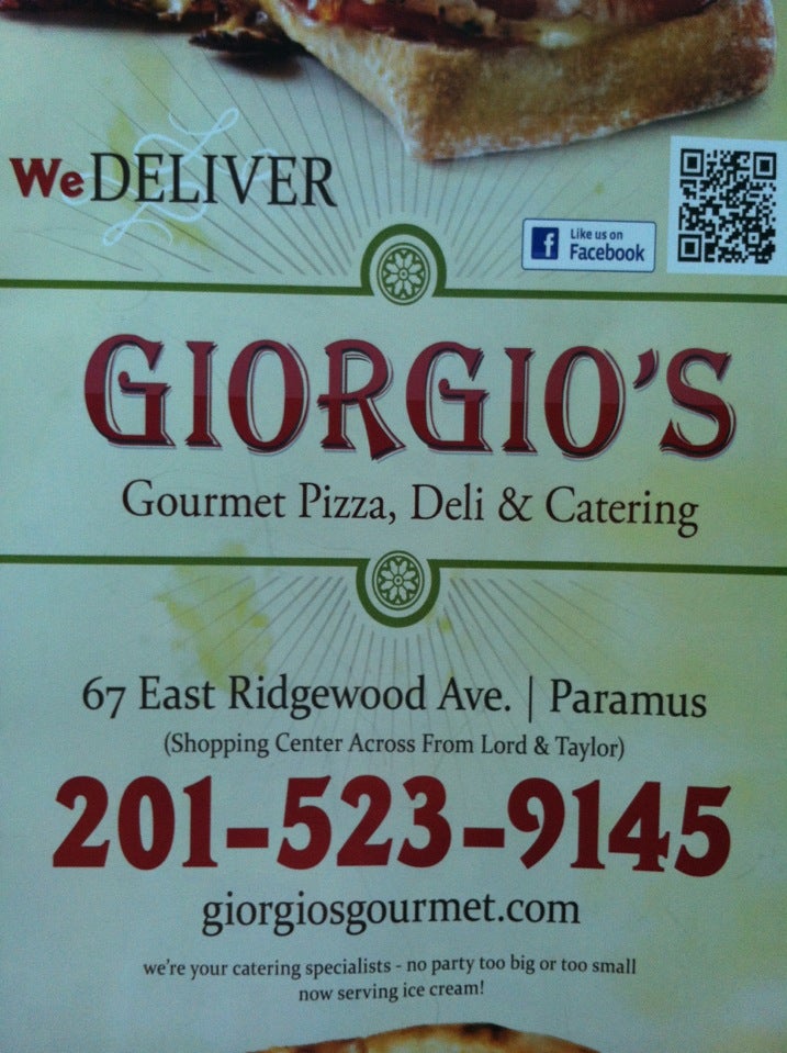 Giorgio s Pizza 67 E Ridgewood Ave Paramus NJ MapQuest