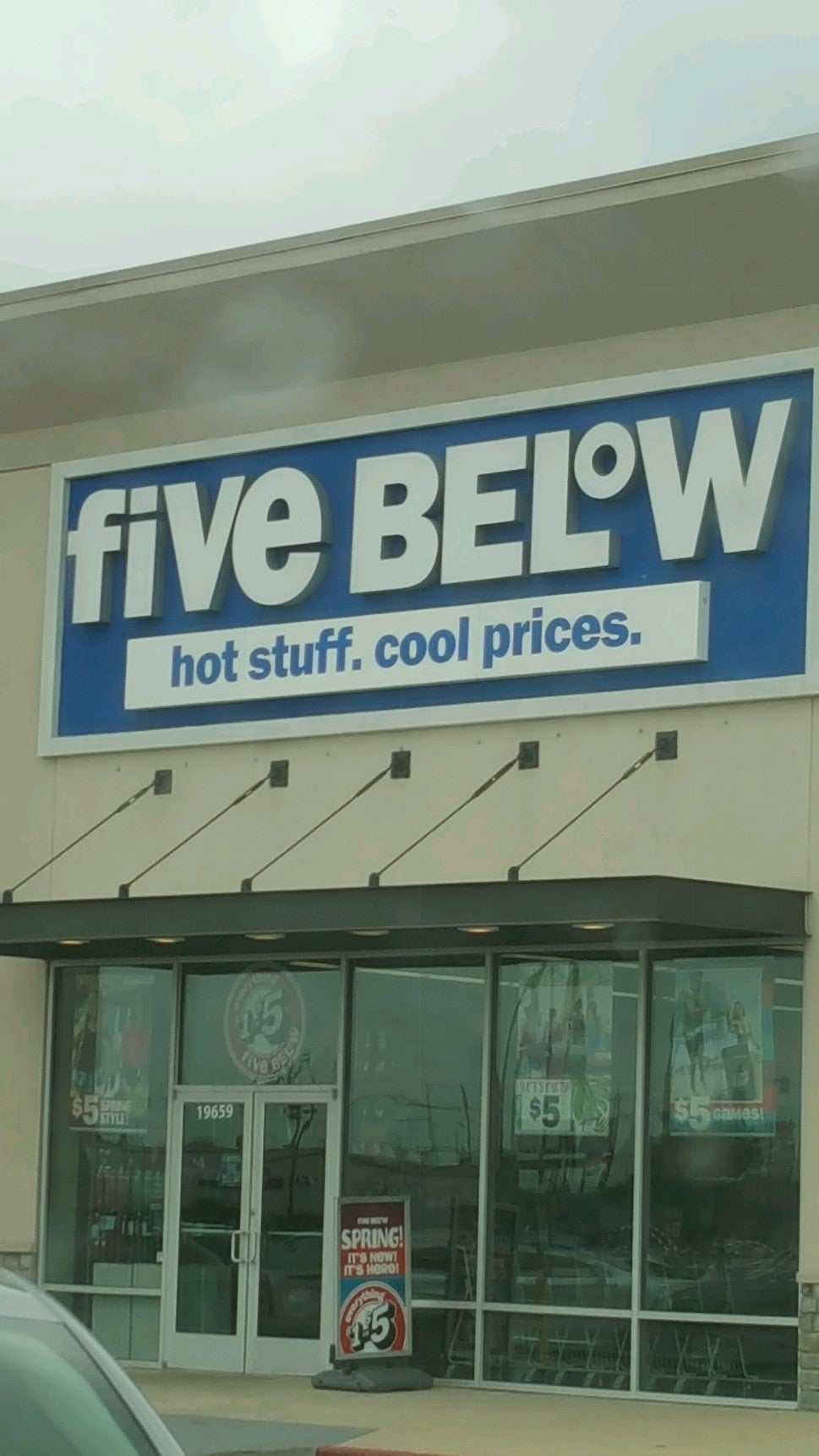 Five Below store in Humble, Texas. Founded in 2002, this US store