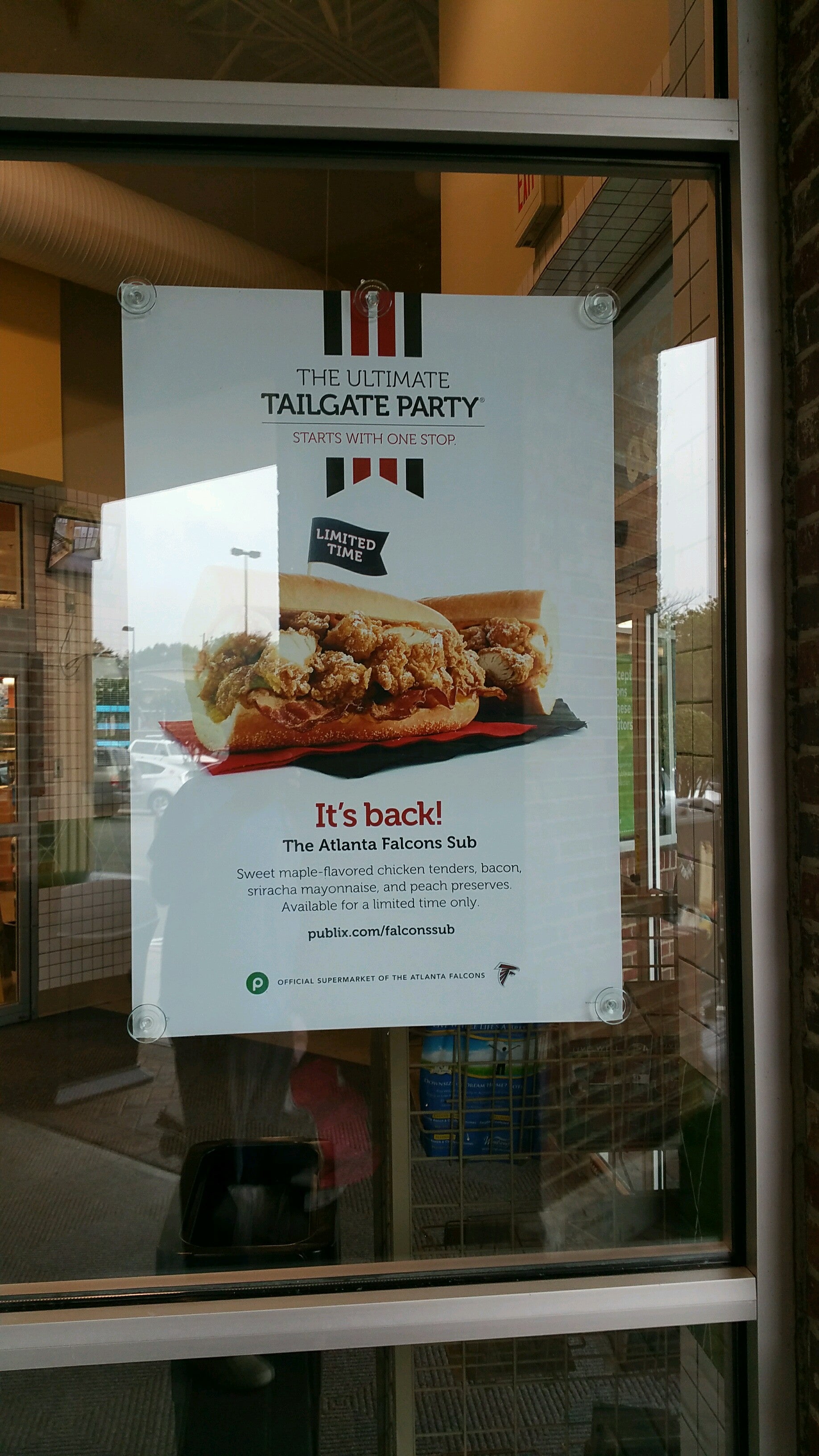 Falcon's Tailgate Team makes stop at Publix