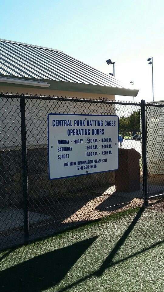 Batting Cages At HB Sports Complex, 18100 Goldenwest St, Huntington Beach, CA, Sports MapQuest
