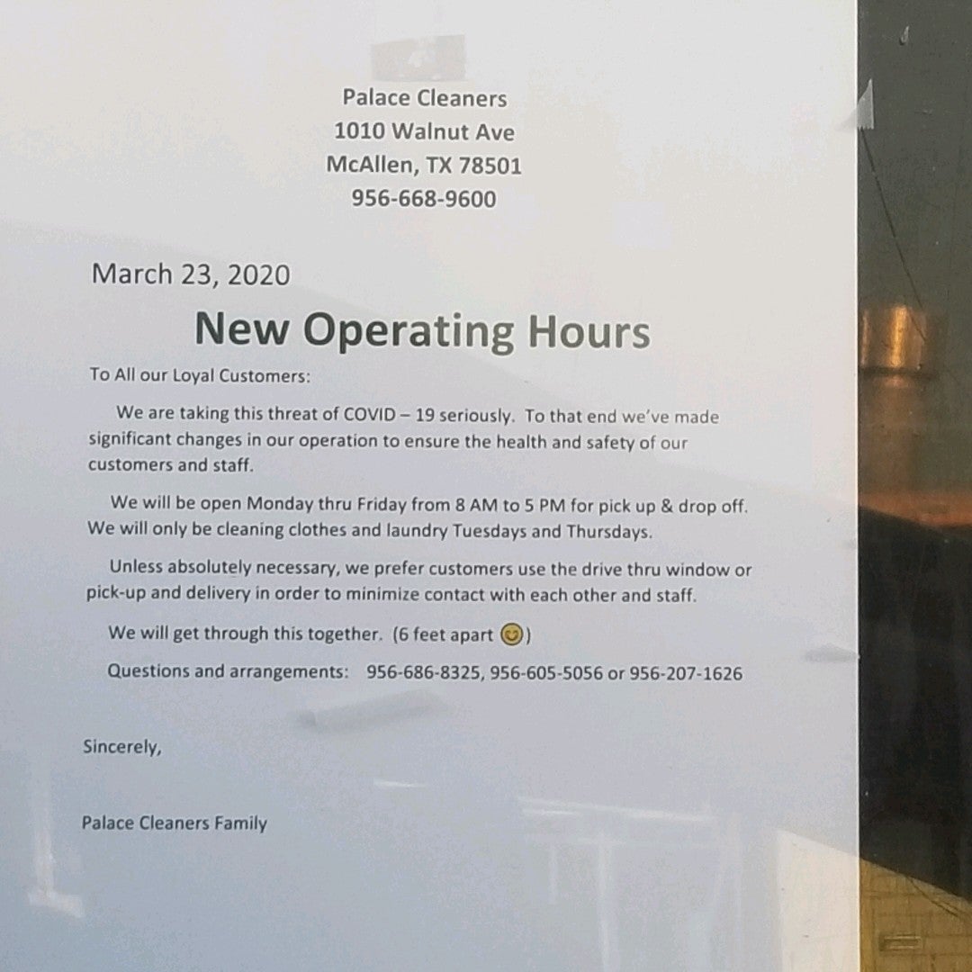 Palace Cleaners, 1010 Walnut Ave, McAllen, TX MapQuest