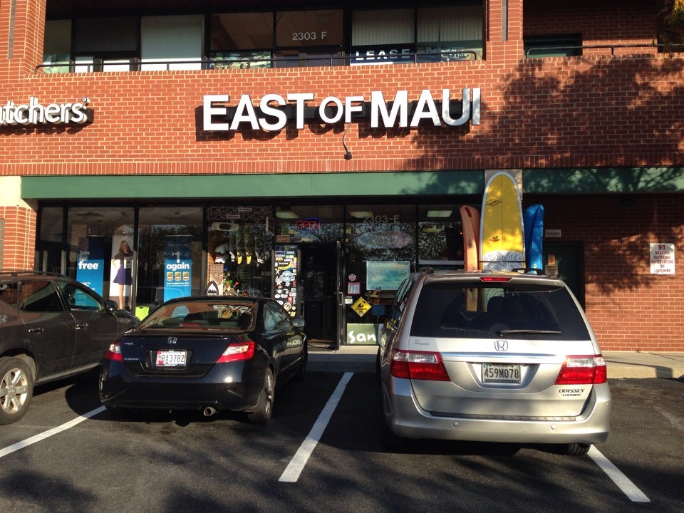 East of store maui surf shop