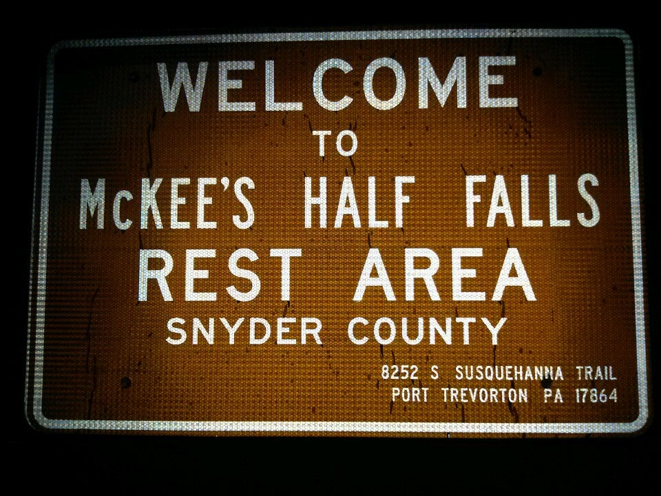 McKee's Half Falls Rest Area, Port Trevorton, PA MapQuest