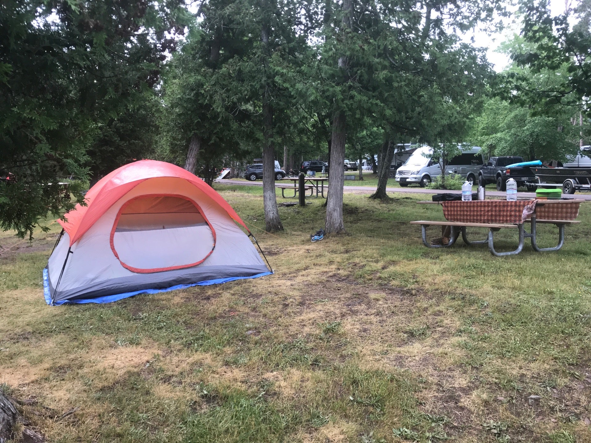 Fort Wilkins State Park East Campground, Copper Harbor, MI, Campgrounds