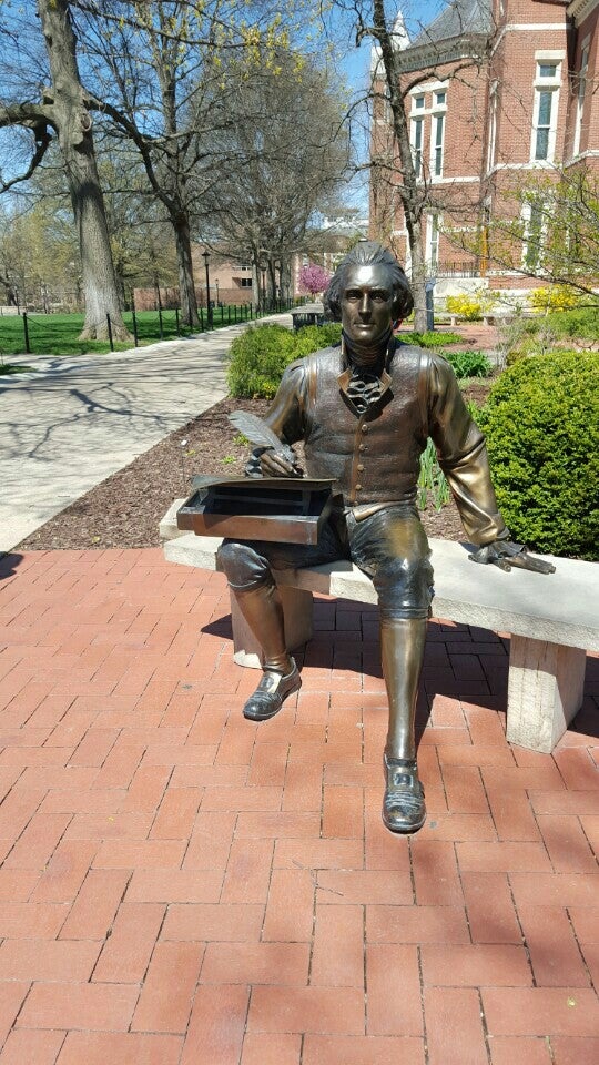 Thomas Jefferson Statue & Tombstone, S 9th St, Columbia, MO, Monuments