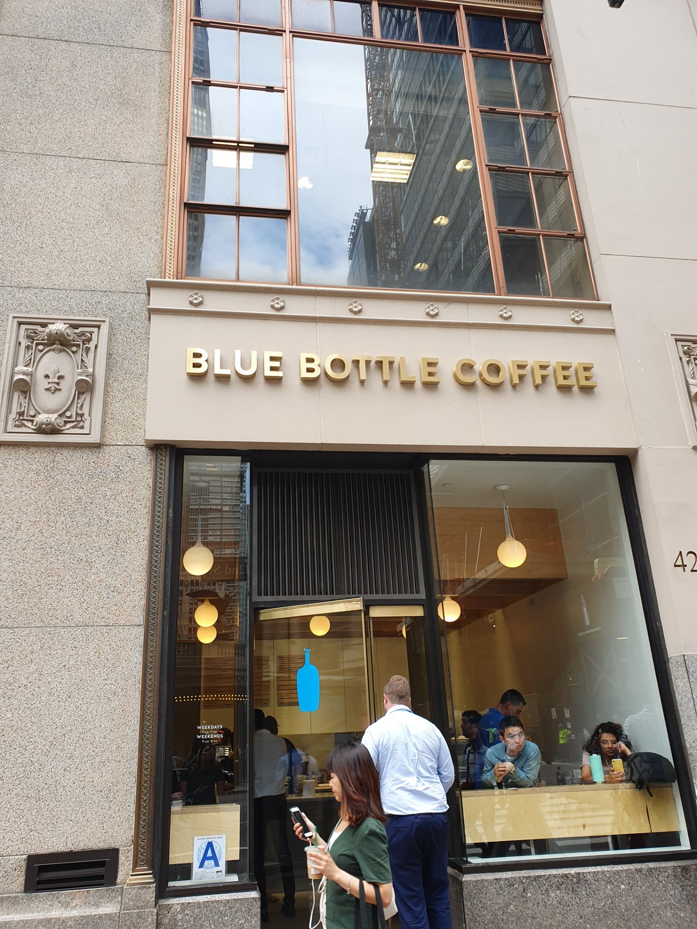 BLUE BOTTLE COFFEE - 408 Greenwich St, New York, New York - Coffee & Tea -  Phone Number - Yelp