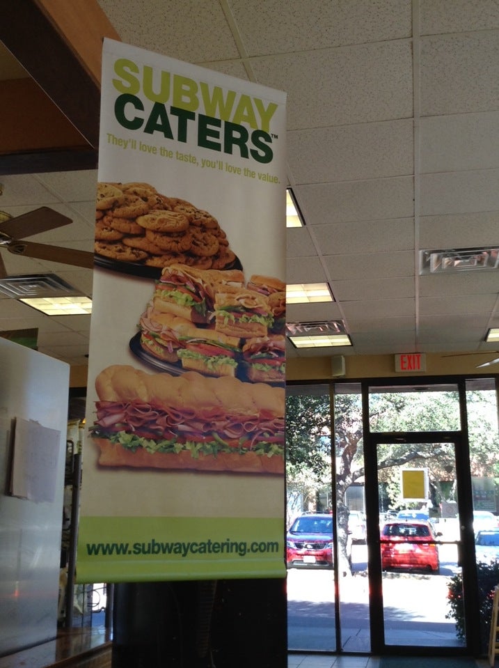 Subway Catering Menu