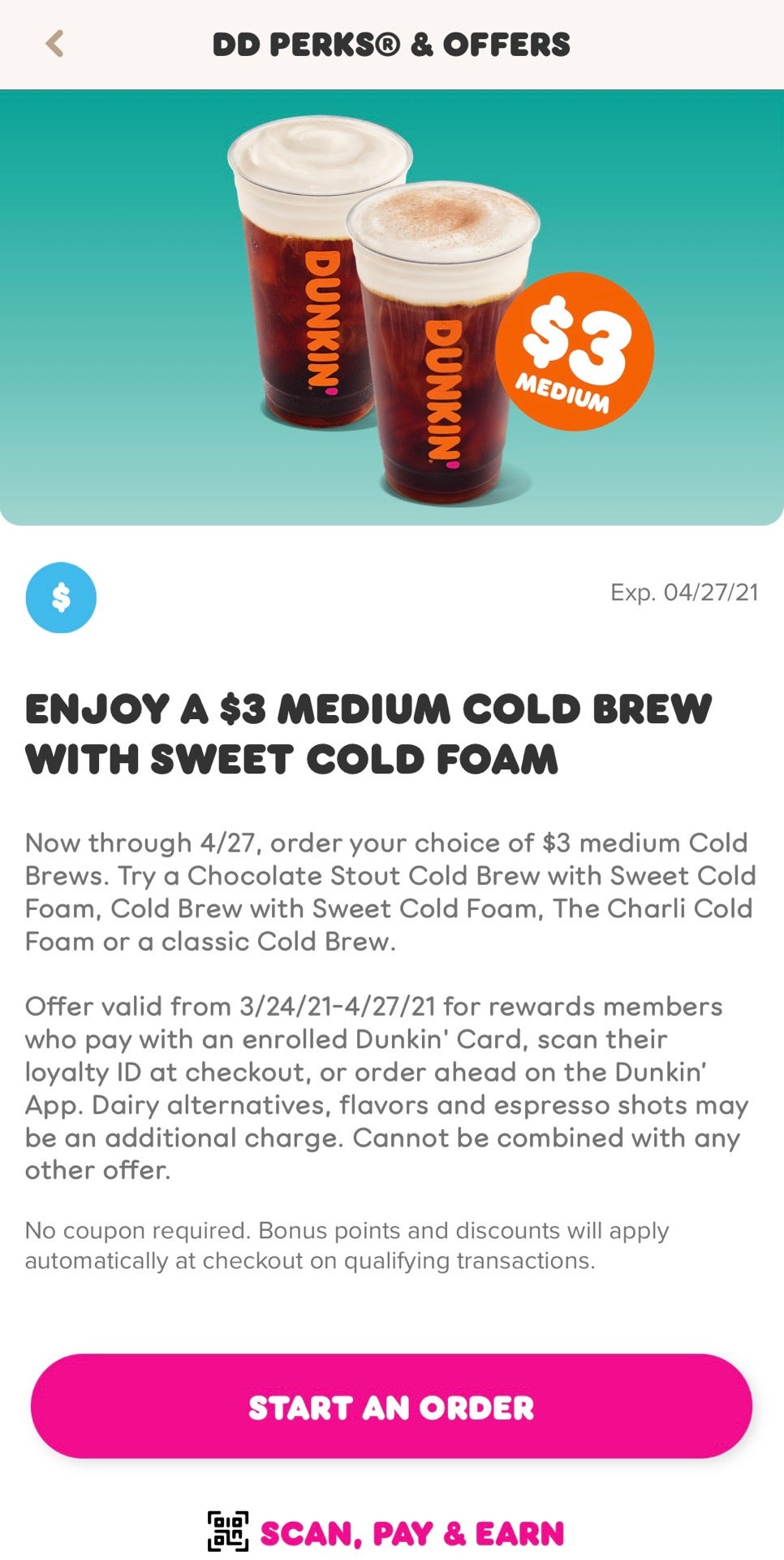 REVIEW: Dunkin' Chocolate Stout Cold Brew with Sweet Cold Foam