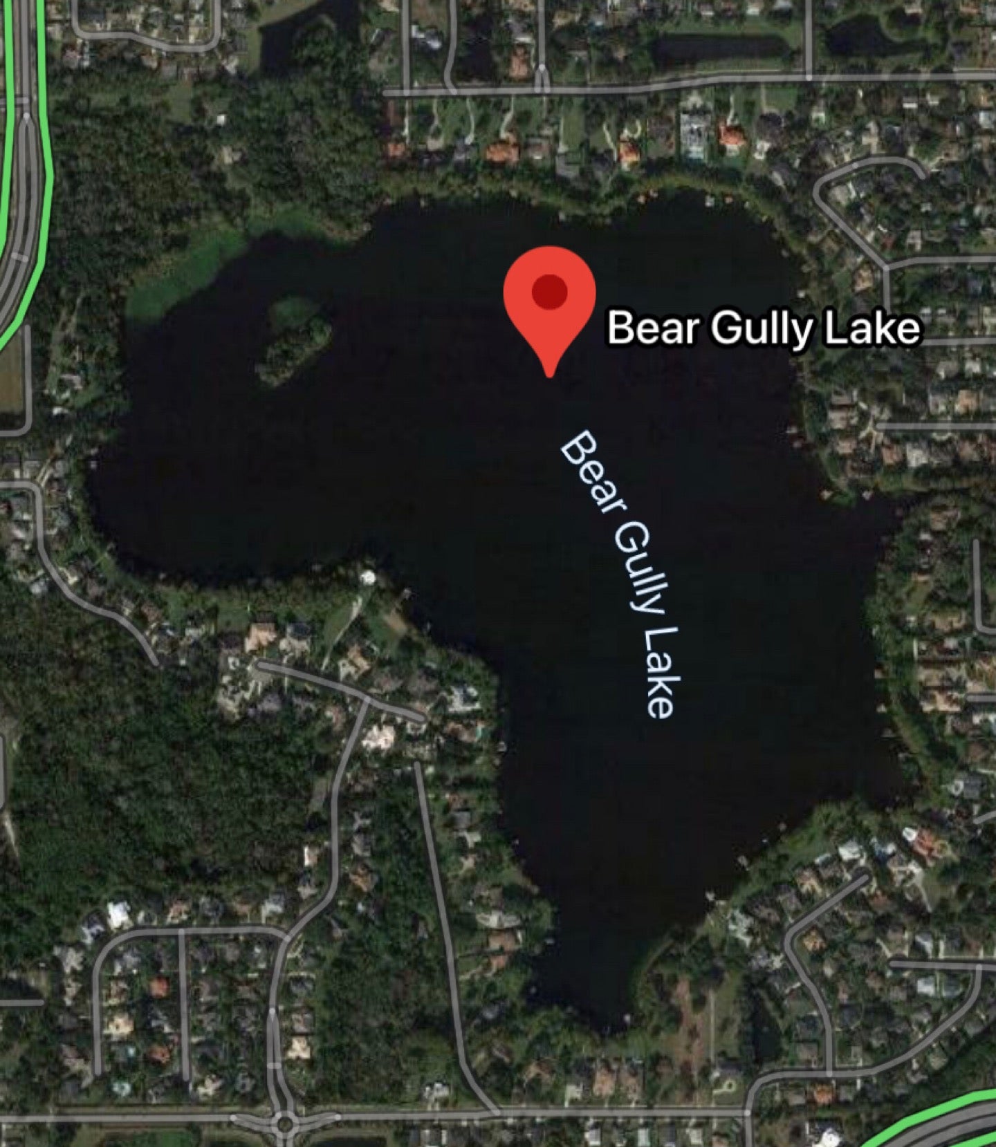 Bear Gully Lake, Winter Park, FL, Landmark MapQuest