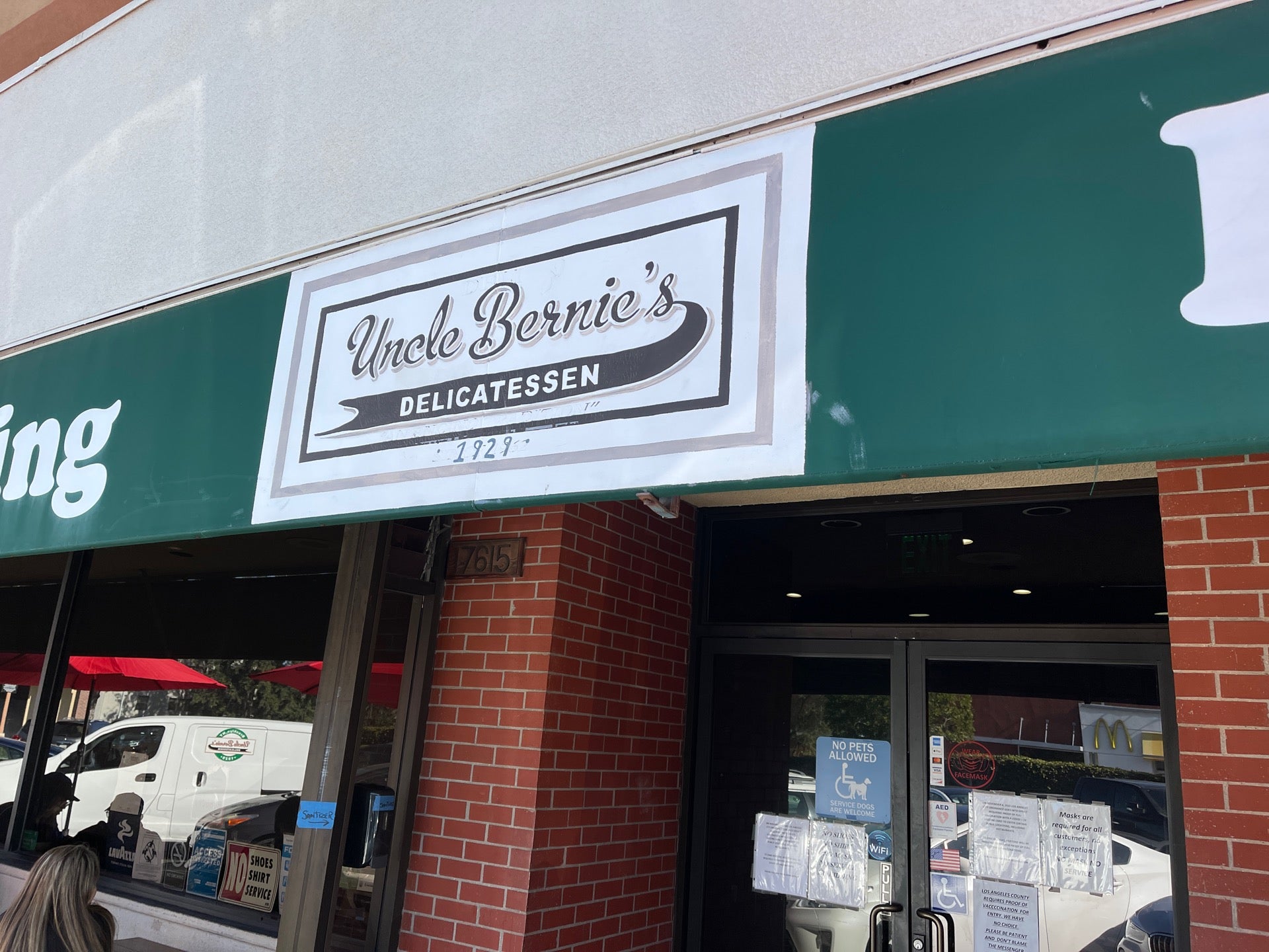 Uncle Bernie's Deli, 17615 Ventura Blvd, Los Angeles, CA, Eating places -  MapQuest