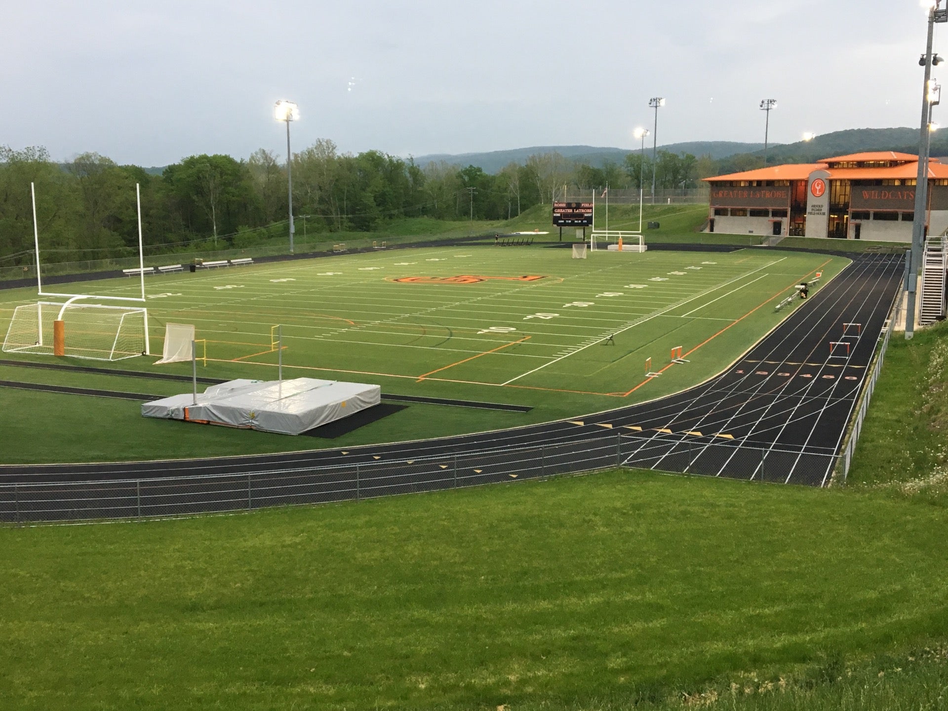 Rossi Field, 131 High School Rd, Latrobe, PA, Race Tracks MapQuest