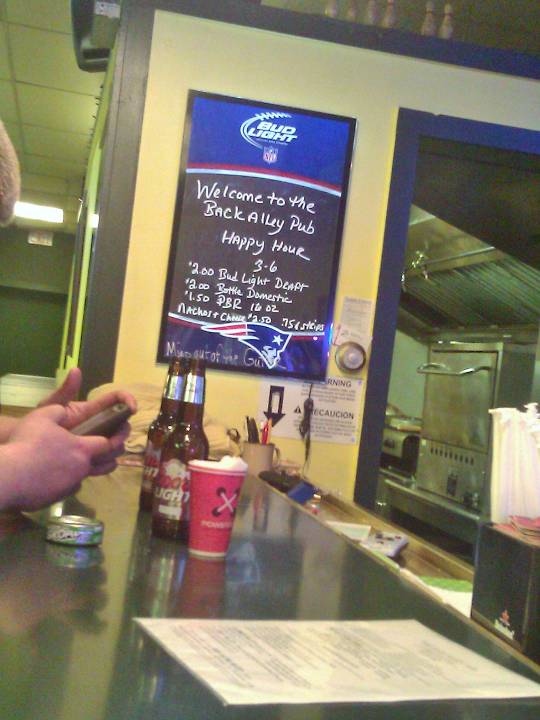 The Back Alley Bar & Restaurant, 15 Hildreth St, Bangor, ME, Eating