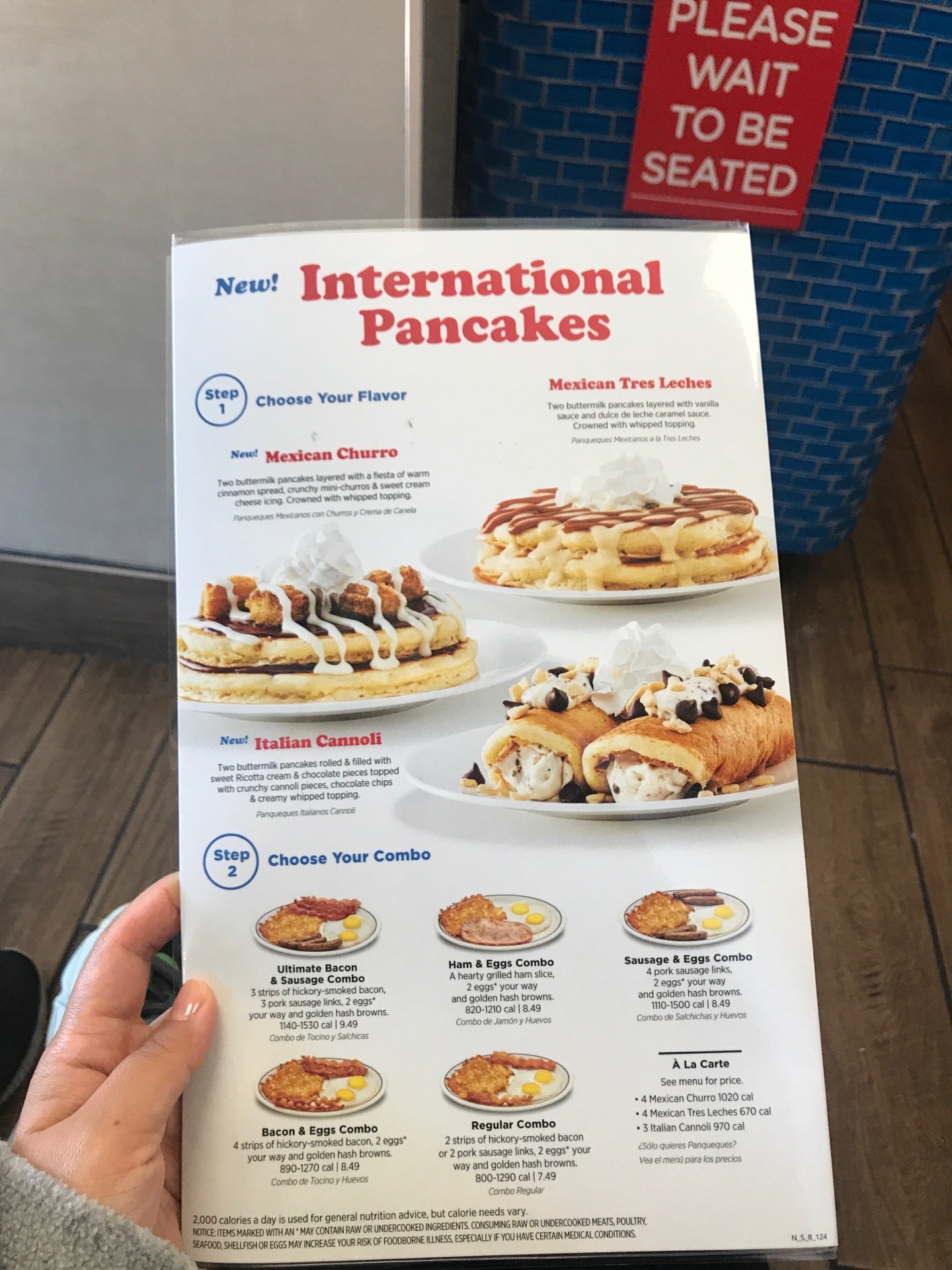 IHOP Restaurant 2 for $ 20 Original mini MENU Double Sided Laminated  Pancoins