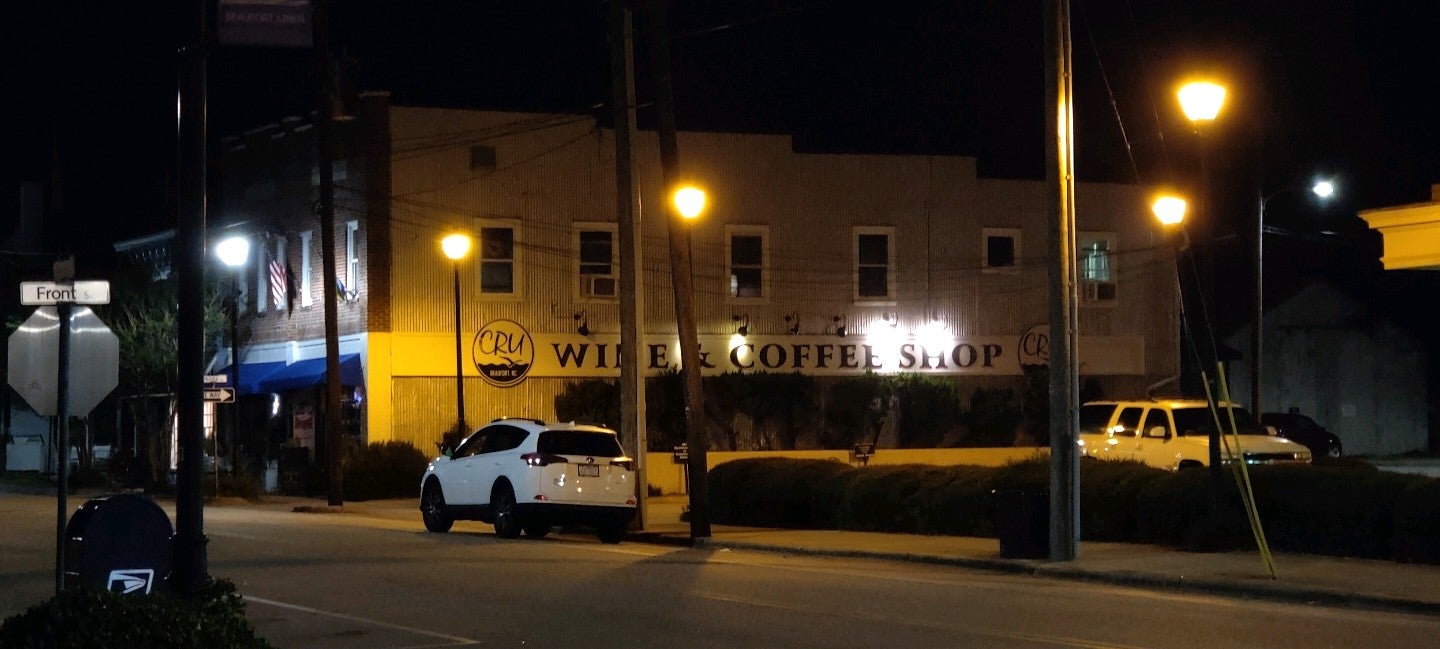 Cru Wine Bar & Beaufort Coffee Shop, 120 Turner St, Beaufort, NC