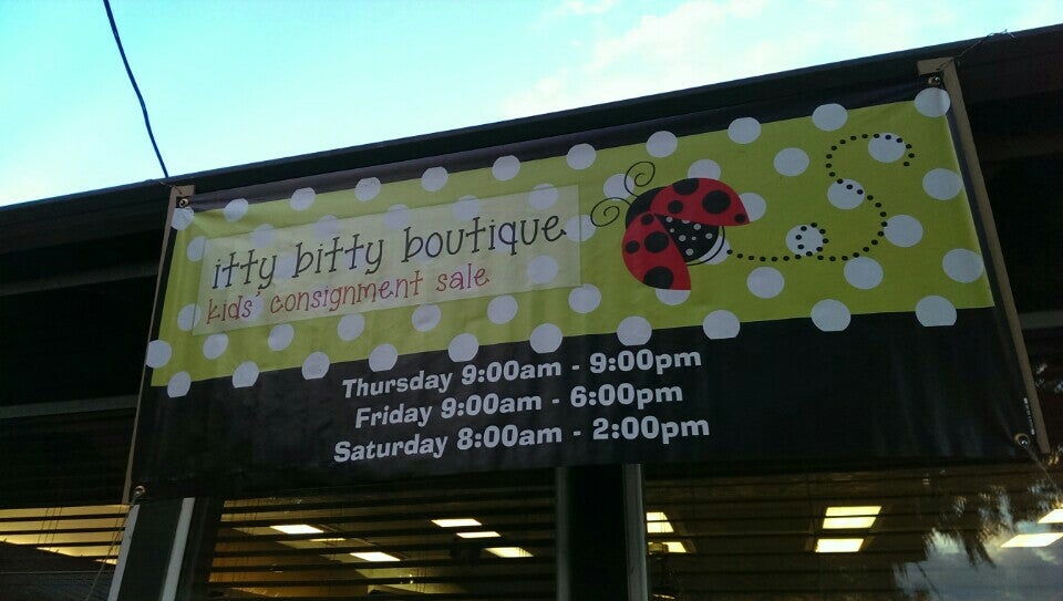 Itty Bitty Boutique Kids Consignment Sale 3850 County Farm Rd