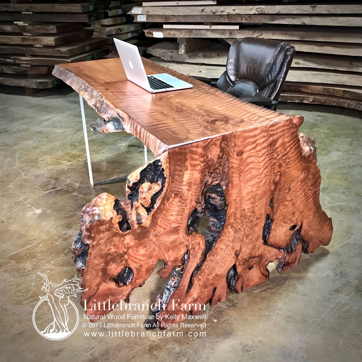 Maple Live Edge Table - Littlebranch Farm