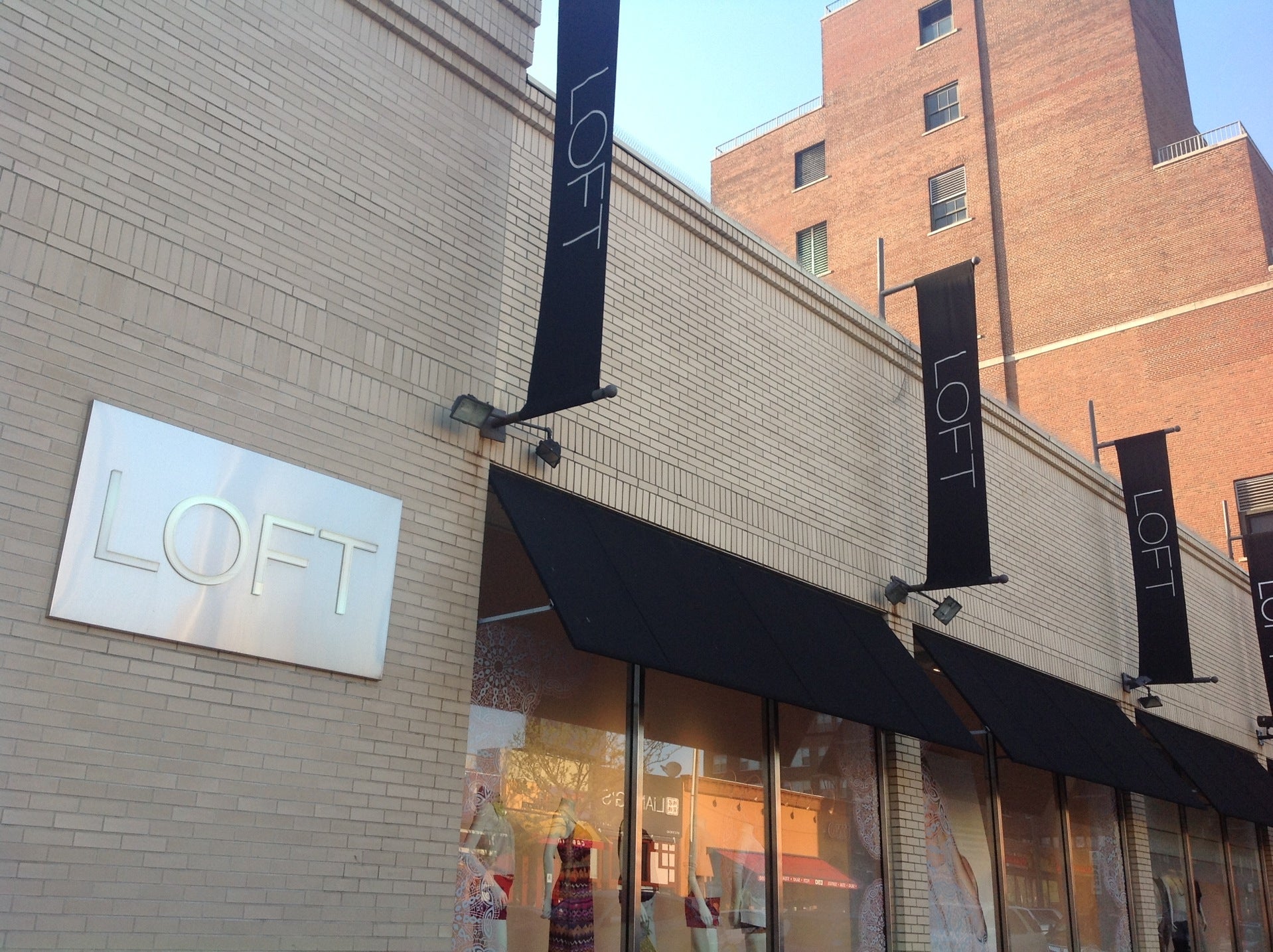 a Loft outlet store at the corner of Austin street and 70th Road