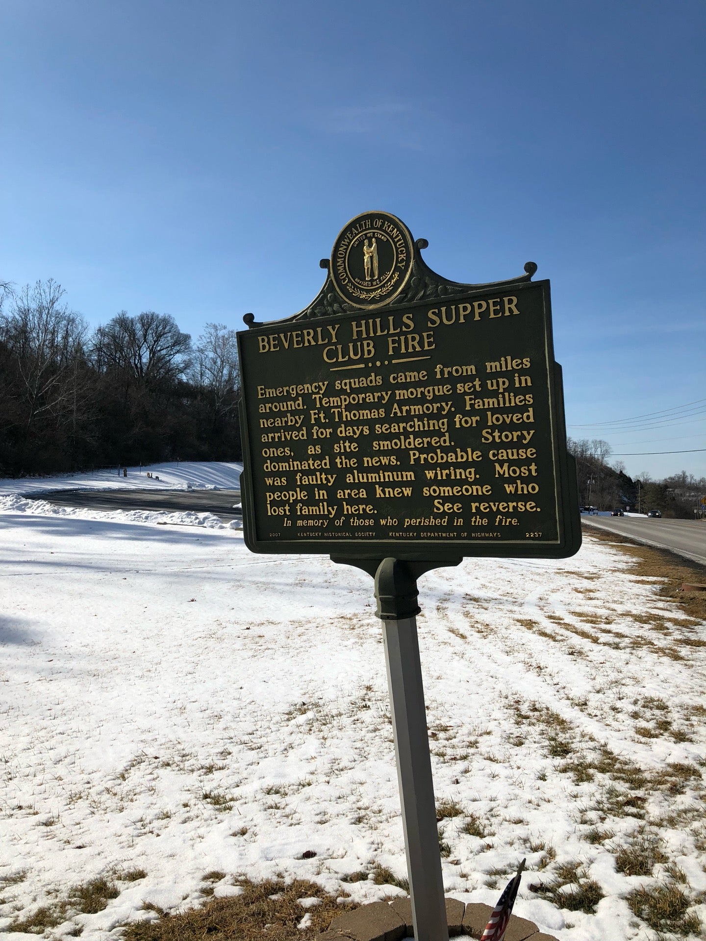 Site of the Beverly Hills Supper Club, Beverly Hills, Southgate, KY ...