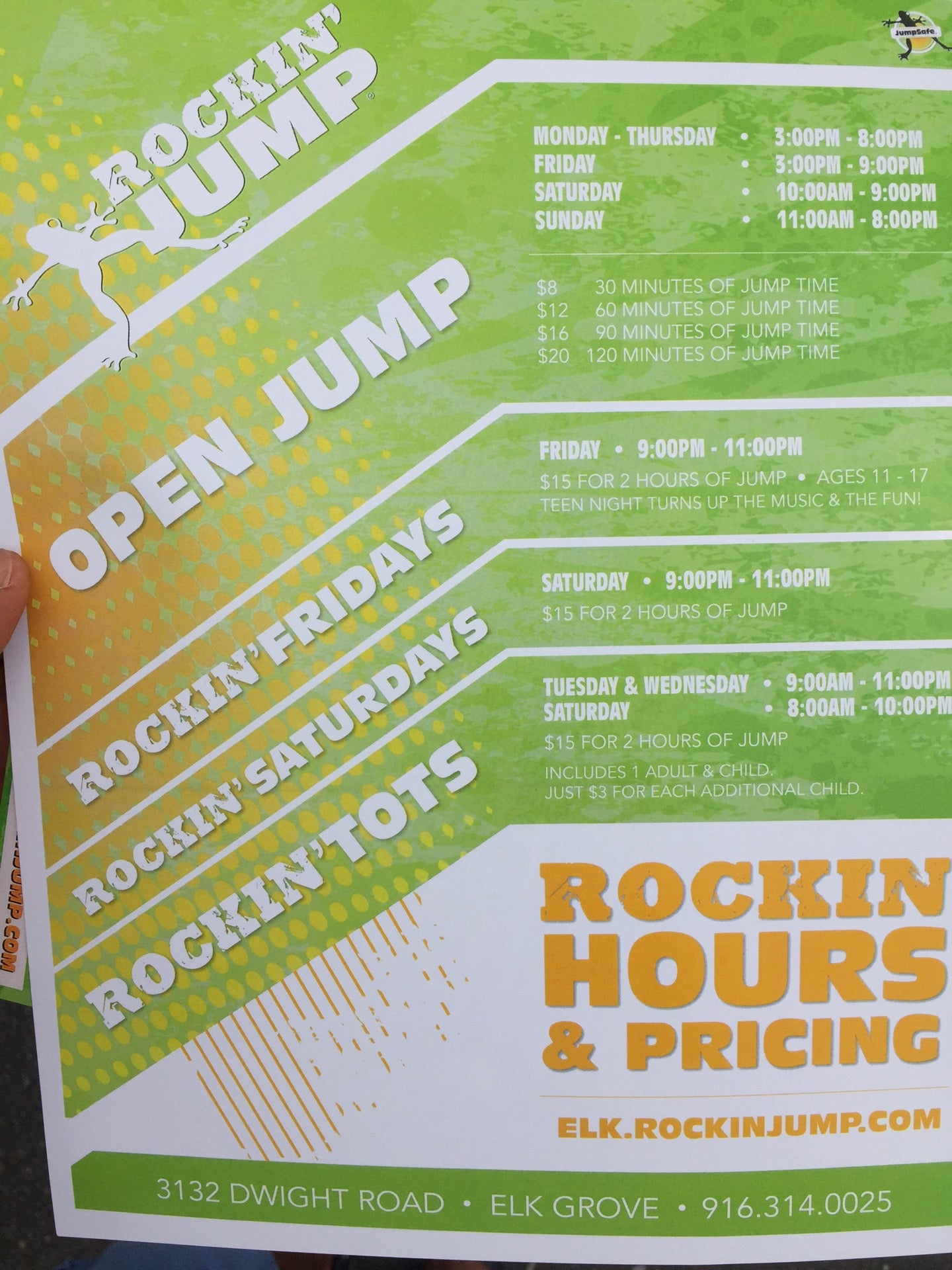 Sky Zone Trampoline Park, 3132 Dwight Rd, Suite 900, Elk Grove, CA