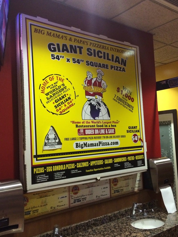 Big Mama's & Papa's Pizzeria - 321 E Alameda Ave, Burbank, CA