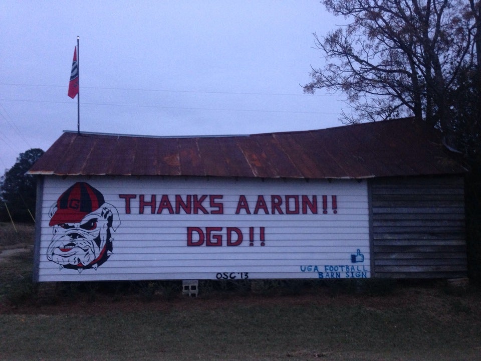 Barn Sign, GA15, Tennille, GA, Monuments MapQuest