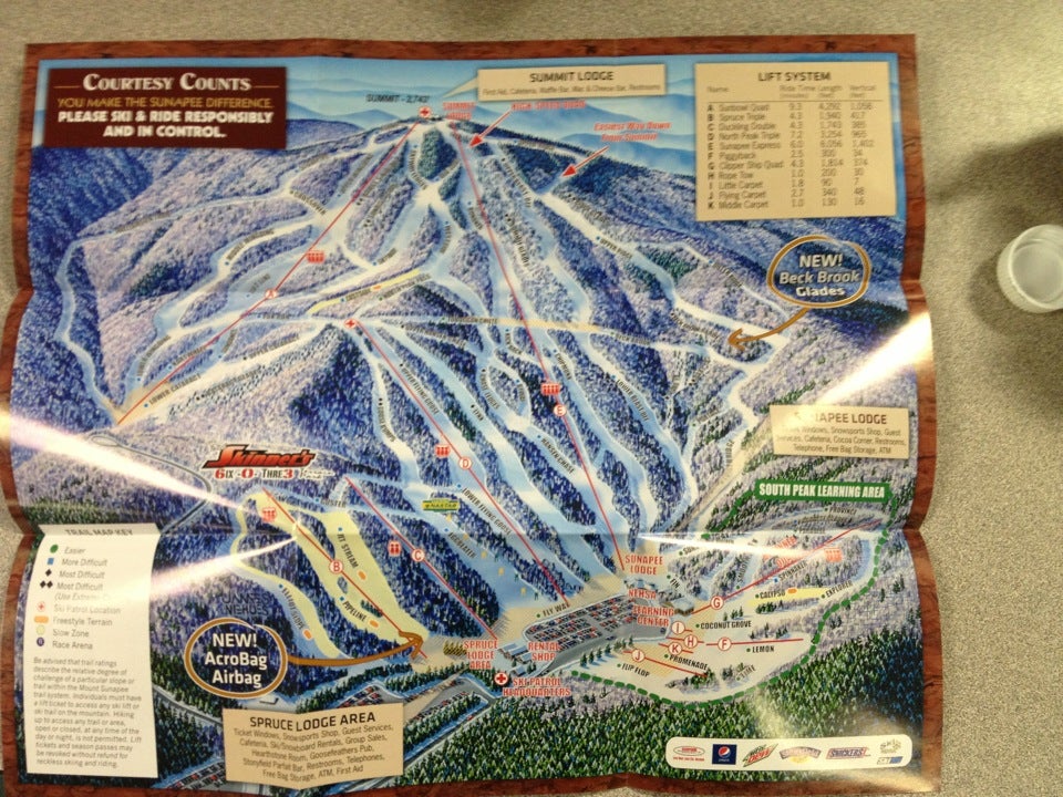 Mt Sunapee Ski Resort, 1398 Route 103, Newbury, Town of, NH MapQuest