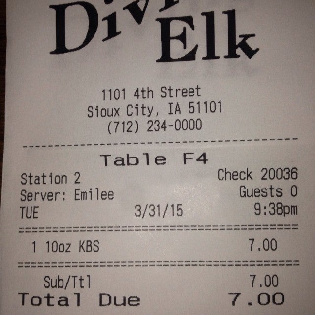 The Diving Elk, 1101 4th St, Sioux City, IA, Bars MapQuest