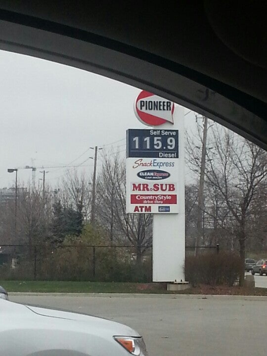 Pioneer, 4499 Mainway, Burlington, ON, Gas Stations MapQuest