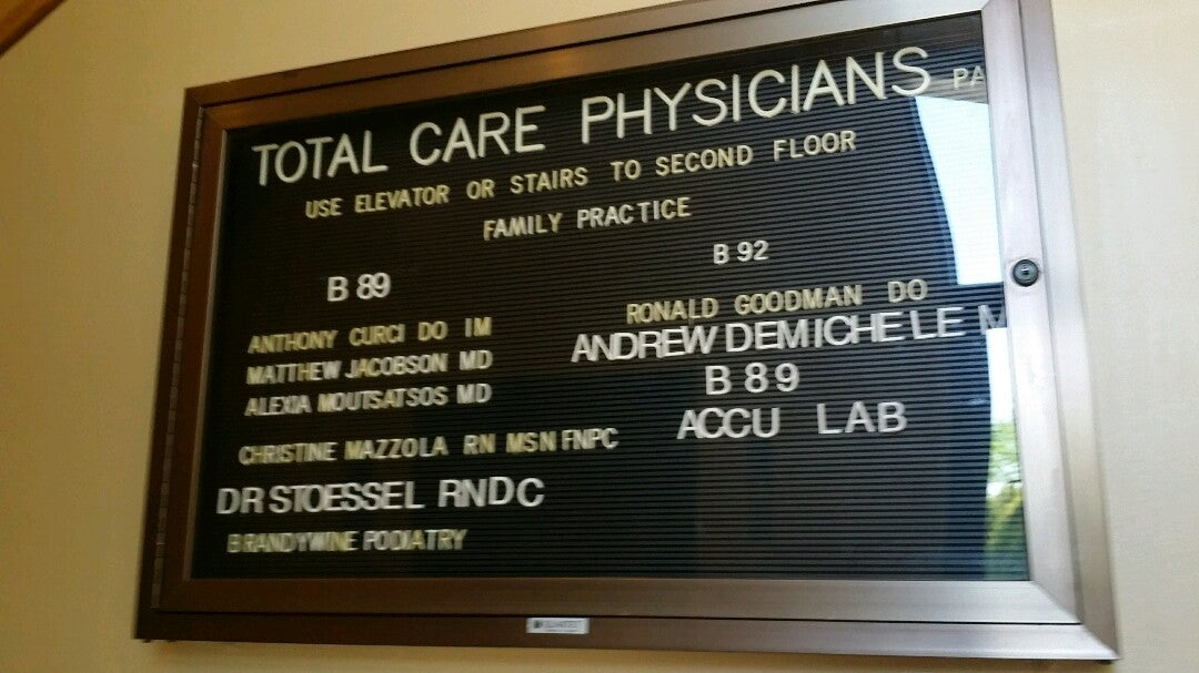 Total Care Physicians 89 Omega Dr Bldg B Newark DE MapQuest