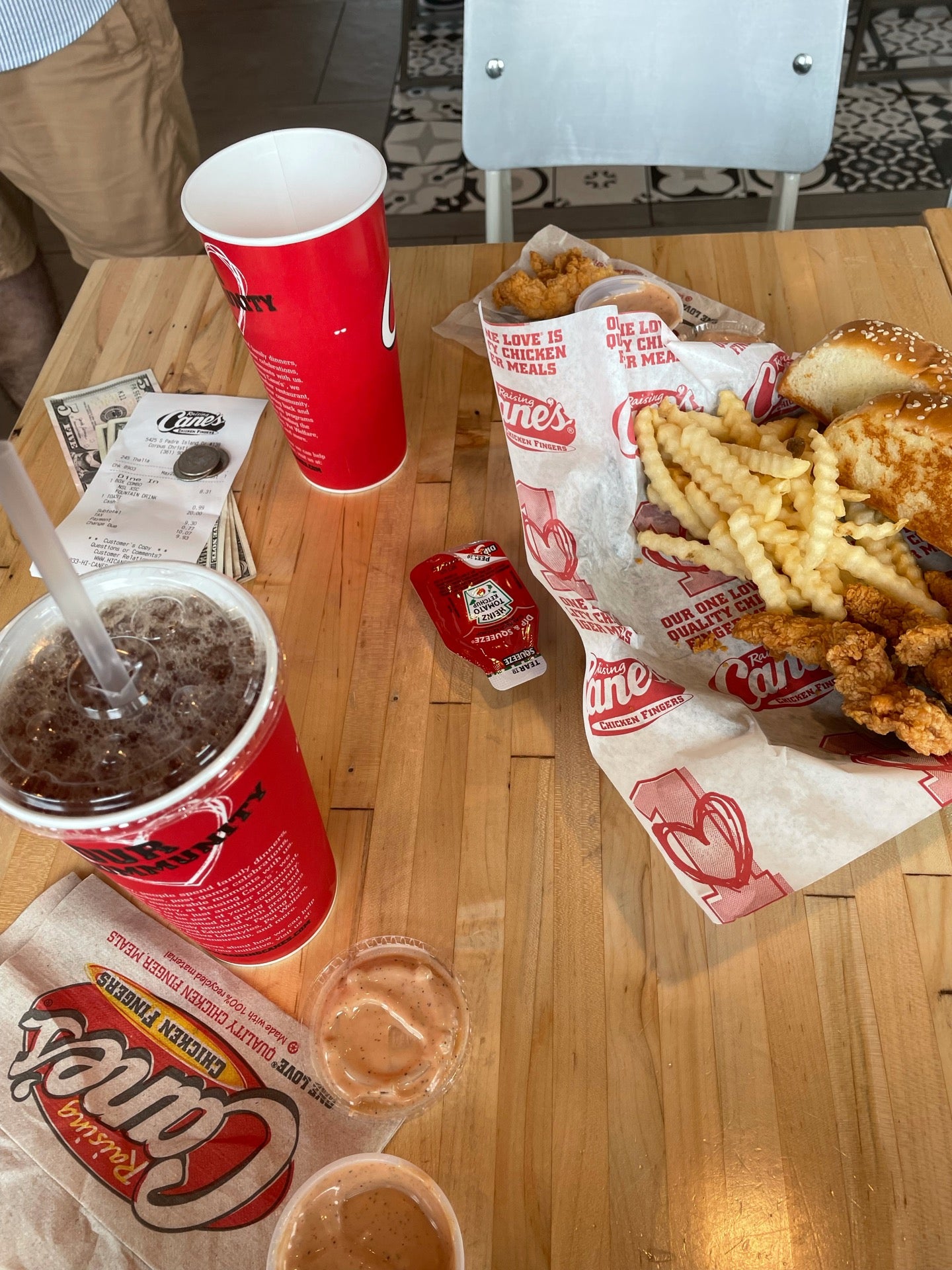 Raising Cane's Chicken Fingers, 5425 S Padre Island Dr, Suite 138, Corpus Christi, TX, Eating