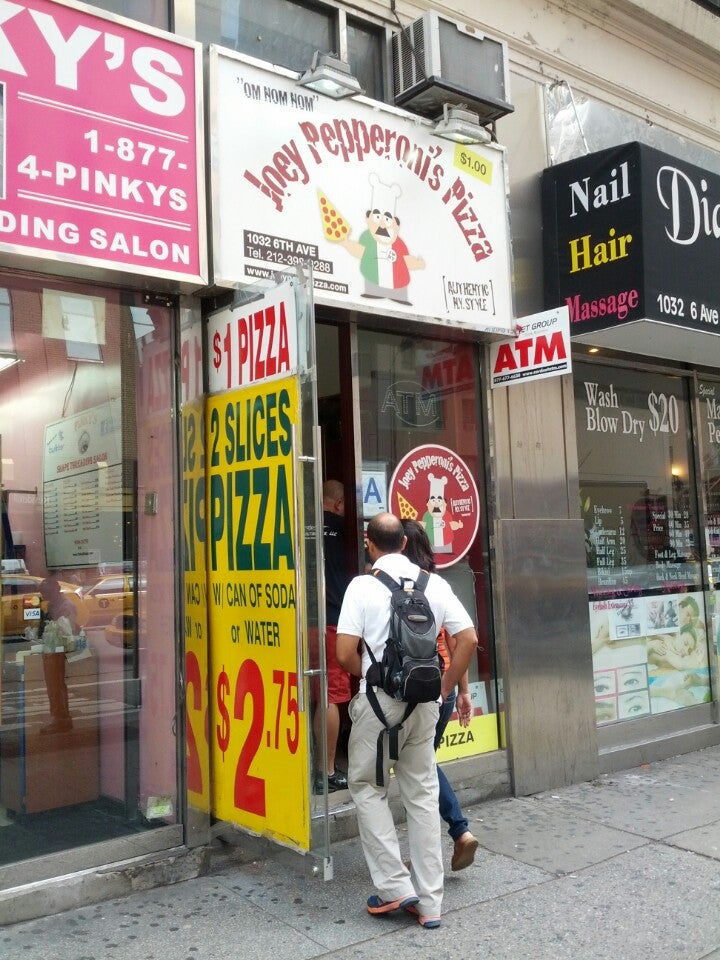 Joey Pepperoni's Pizza on 6th Ave, 1032 Avenue of the Americas, New