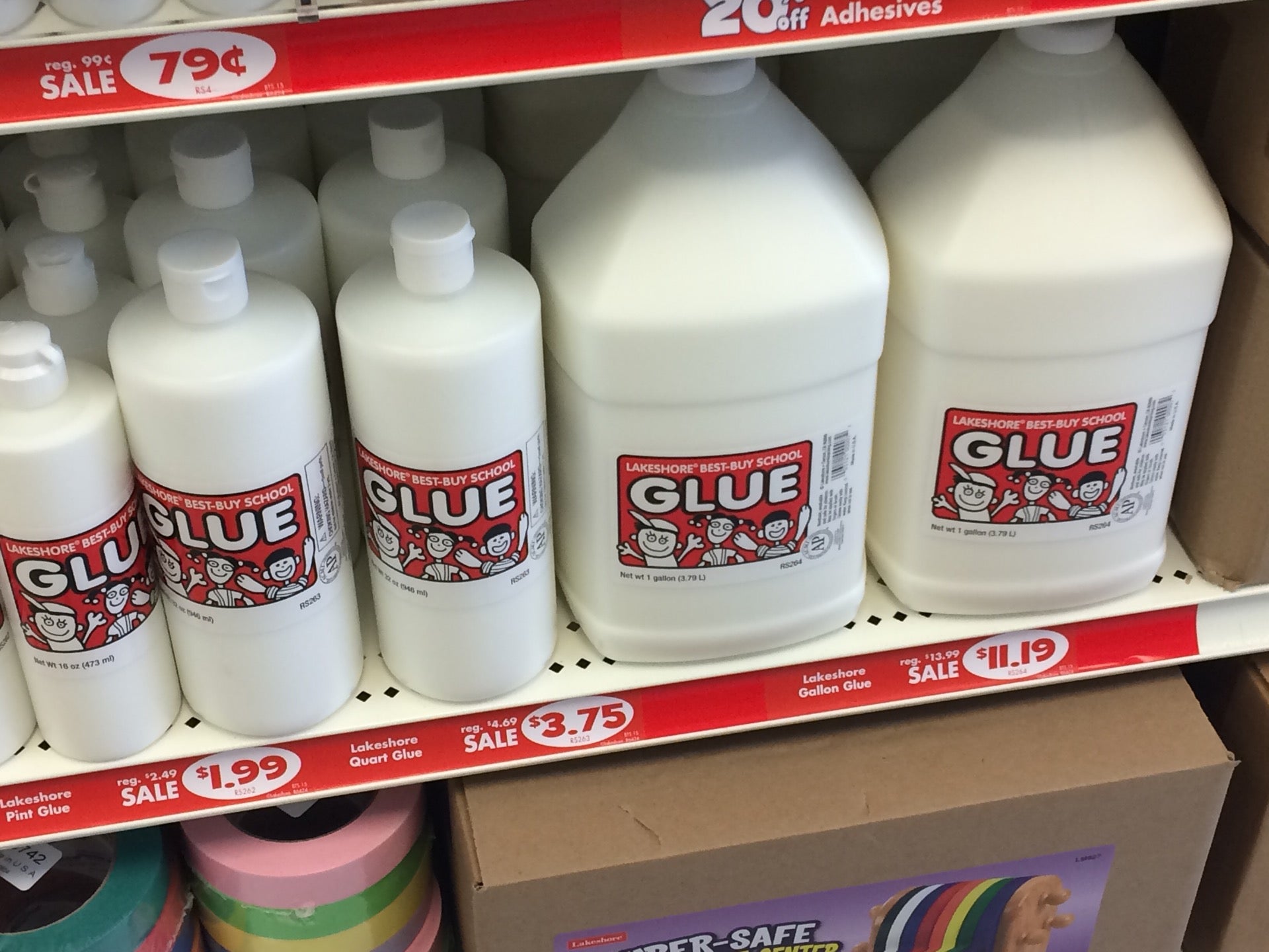 Best-Buy School Glue at Lakeshore Learning